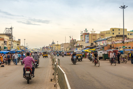 PURI,INDIA - NOVEMBER 9,2019 - In the streets of Puri. Puri is one of the original Char Dham...