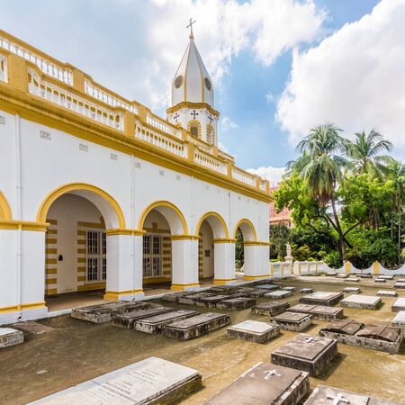 View at the Armenian Church in Dhaka, Bangladesh