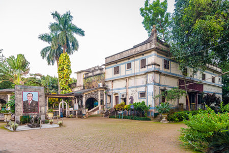 BOGRA,BANGLADESH - NOVEMBER 4,2019 - View at the Museum building in Bogra. This city is also known as the capital of North Bengal of Bangladesh.のeditorial素材
