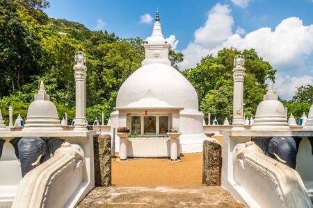 View at the Reswehera stupa - Sri Lankaの写真素材