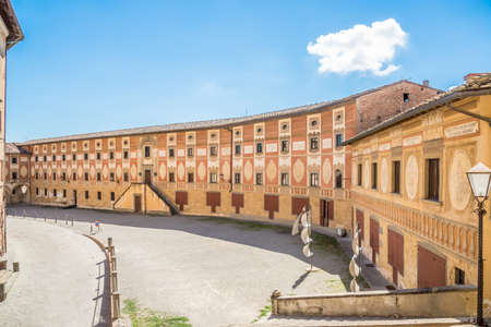 View at the building of Episcopal Seminary in San Miniato - Italyの写真素材