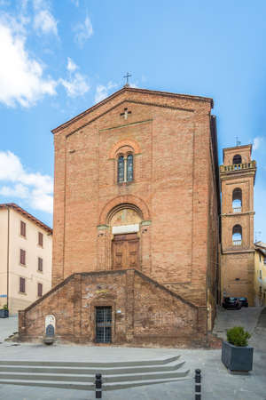View at the Church of Saints Lorenzo and Leonardo in Castelfiorentino - Italy