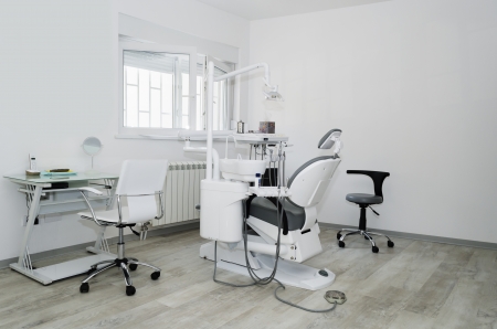 Dental office with dental chairの写真素材