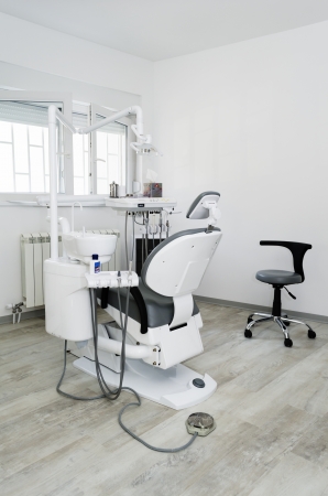 Dental office with dental chairの写真素材