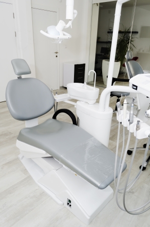 Dental office with dental chairの写真素材