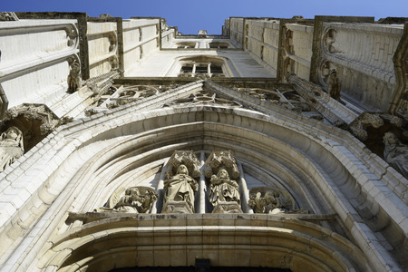 St. Michael and St. Gudula Cathedral - Brussels, Belgiumの写真素材