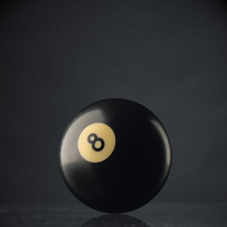 billiard eight ballの写真素材
