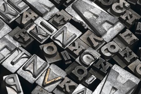 lead letters typeset