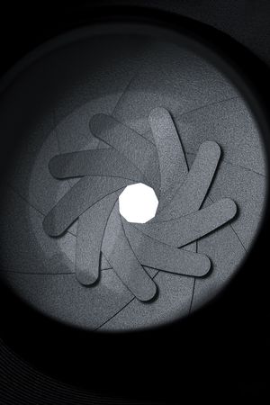 iris diaphragmの写真素材