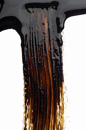 colorful and textured brush strokesの写真素材