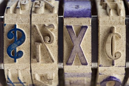 grunge rubber stamp symbolsの写真素材