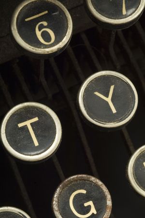 typewriter letter keys