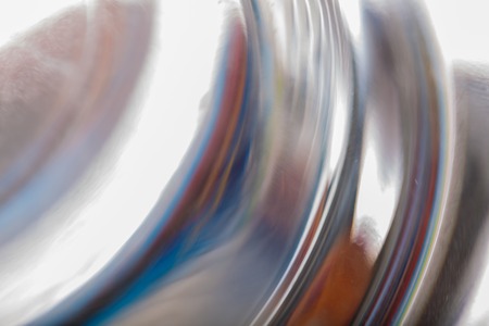 Water droplets on CD, abstraction. Water on compact disc surface.の写真素材