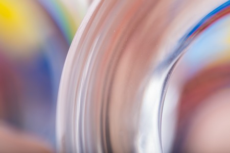 Water droplets on CD, abstraction. Water on compact disc surface.の写真素材