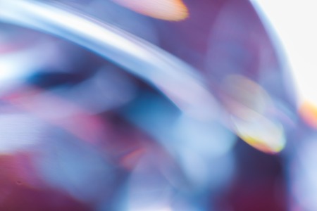 Thick glass abstraction made with glass vase and glass on shallow depth of field.の写真素材