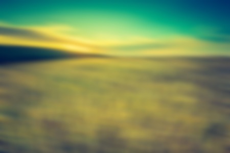 Blurry, defocused abstract background of fields. Nature blurry backgroundの写真素材