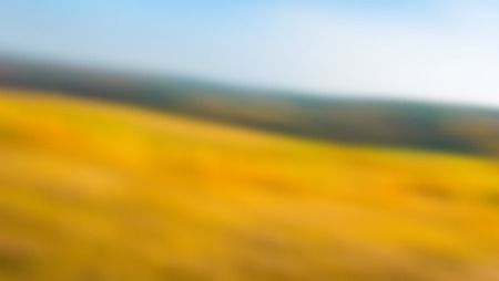 Blurry, defocused abstract background of fields. Nature blurry backgroundの写真素材