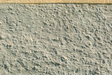 Old destroyed concrete wall background. Wall in close up backgroound.の写真素材