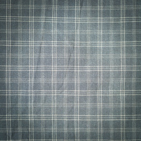 Checkered material background. Close up of kitchen tablecloth with checks.の写真素材