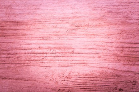 Old painted wood background. Close up of wood painted with oil paint.の写真素材