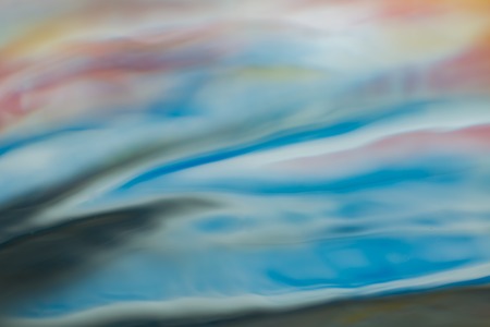 Abstract macro of water surface. Colorful macro abstraction of liquid surface.の写真素材