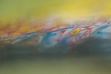 Abstract macro of water surface. Colorful macro abstraction of liquid surface.の写真素材