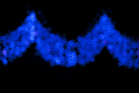 Bokeh background made by focusing ledsの写真素材