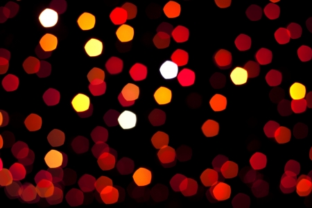 Bokeh background made by focusing ledsの写真素材