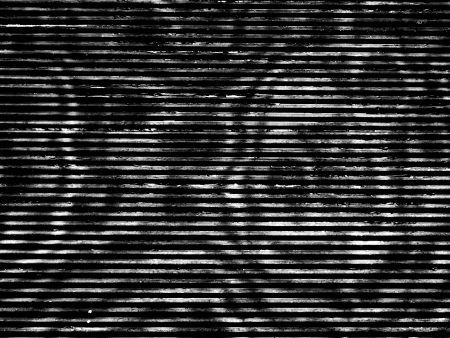 Shadowy b w sheet metal 