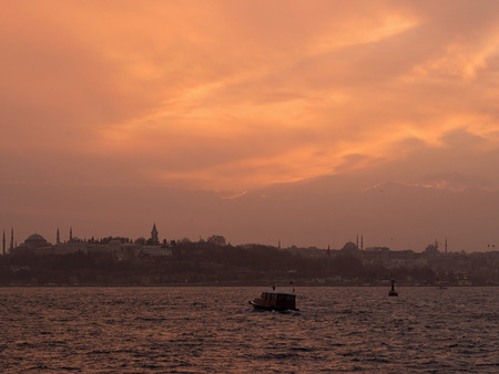 After Sunset at Istanbulの写真素材