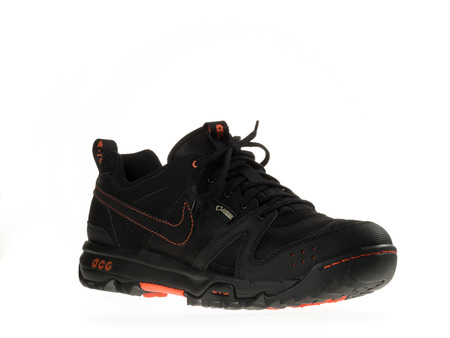 Istanbul, Turkey - February 5, 2014  New Nike hiking shoe  Taken at studio and isolated on white のeditorial素材