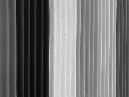 BW Corrugated Wallの写真素材