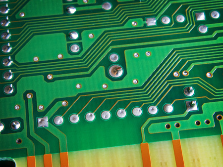Close-up view of a pci card