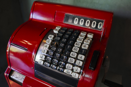 Antique Cash Registerの写真素材