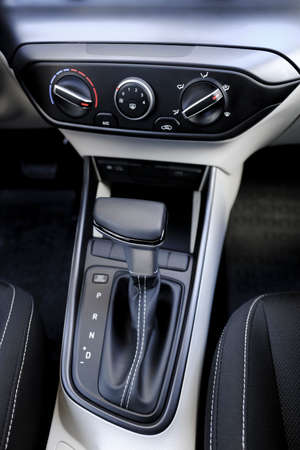 Close-up view of an automatic transmission