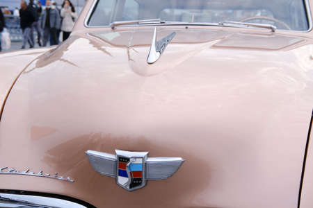 Istanbul, Turkey - February 26, 2022 : A vintage but in good condition Studebaker, which is an...