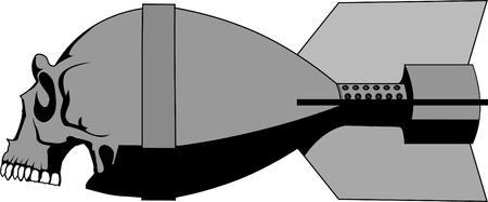 skull bombのイラスト素材