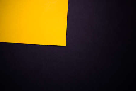 Black and yellow abstract background, brochure, greeting card, website template