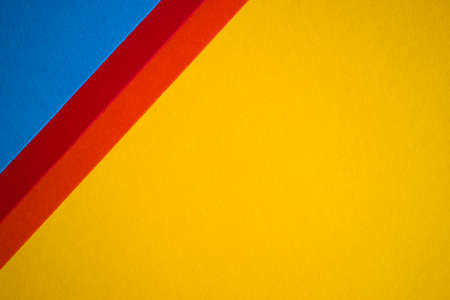 Yellow, orange and red geometric abstract background