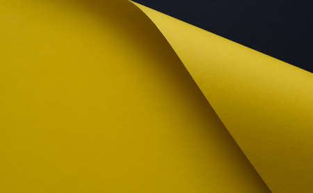 Abstract 3d contrast yellow and black background, web template, mock upの写真素材