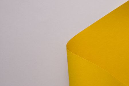 Abstract white and yellow background, copy spaceの写真素材