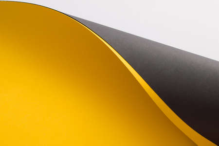 Yellow, black and white abstract backgroundの写真素材