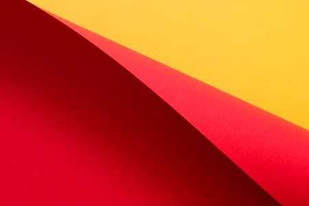 Yellow and red abstract 3d background, copy spaceの写真素材