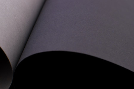 Abstract black and gray curved backgroundの写真素材