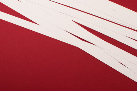 Red and white abstract background