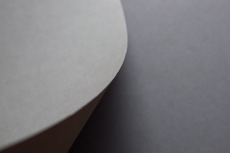 Abstract gray 3d curved colored paper background