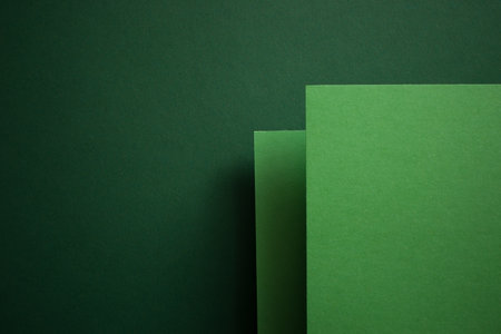 Abstract green 3d background, copy spaceの写真素材