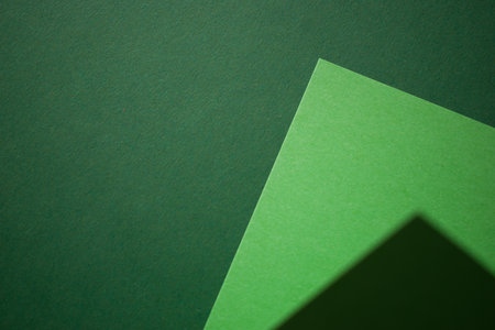 Abstract green background, colored paperの写真素材