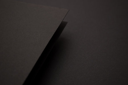 Black 3d background with copy space