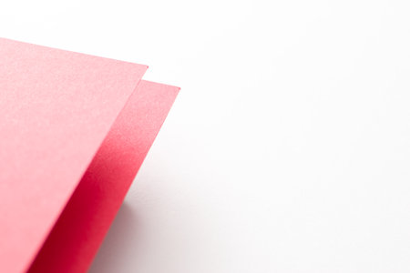 Red and white geometric background